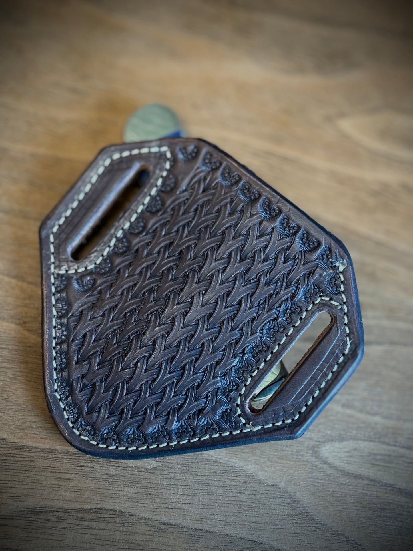 Case Trapper Knife with Chocolate Sheath