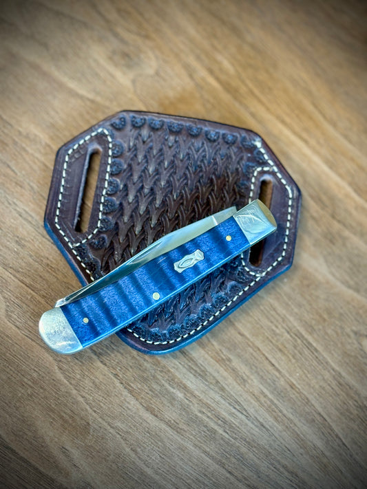 Case Trapper Knife with Chocolate Sheath