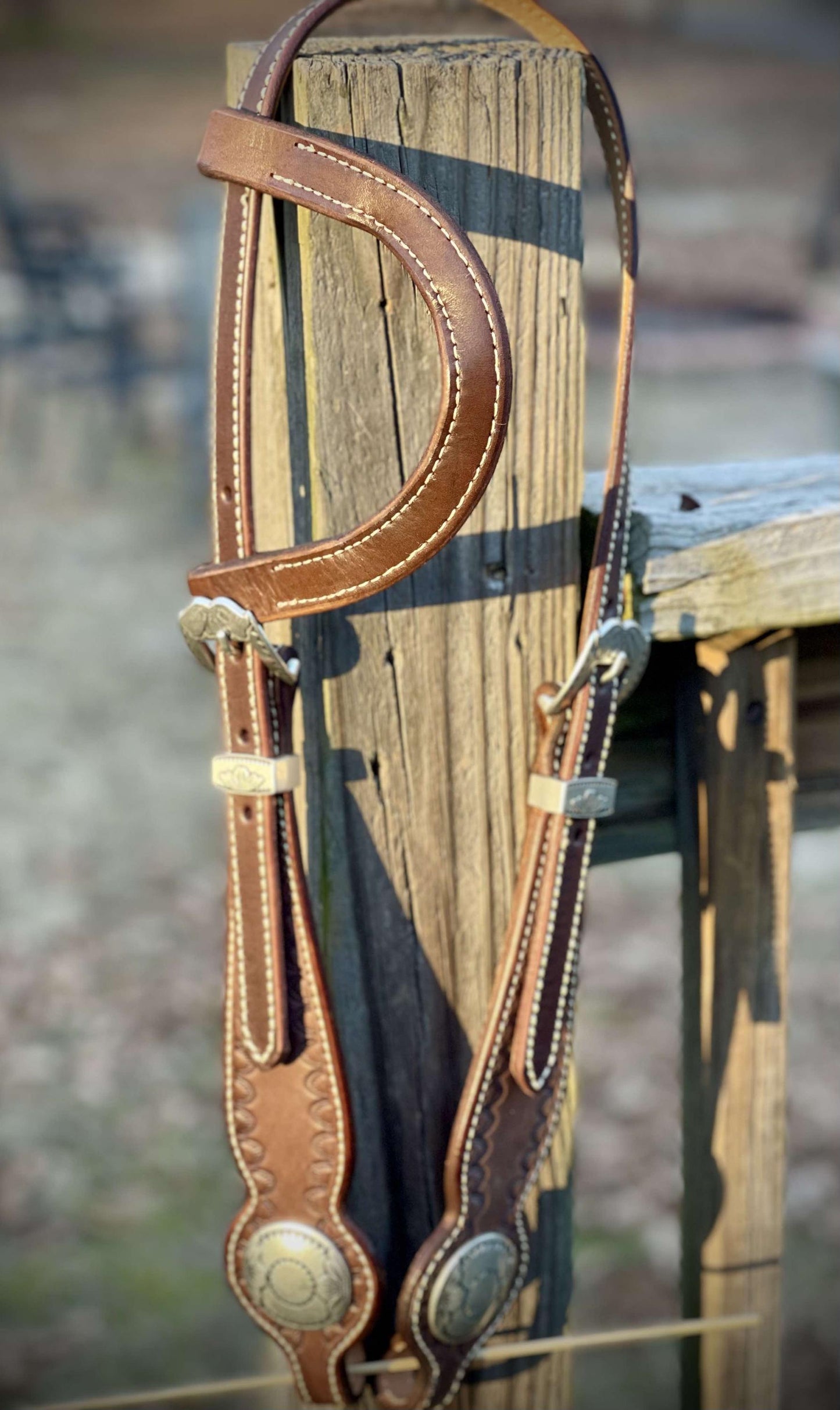 Chocolate Sliding Ear Headstall